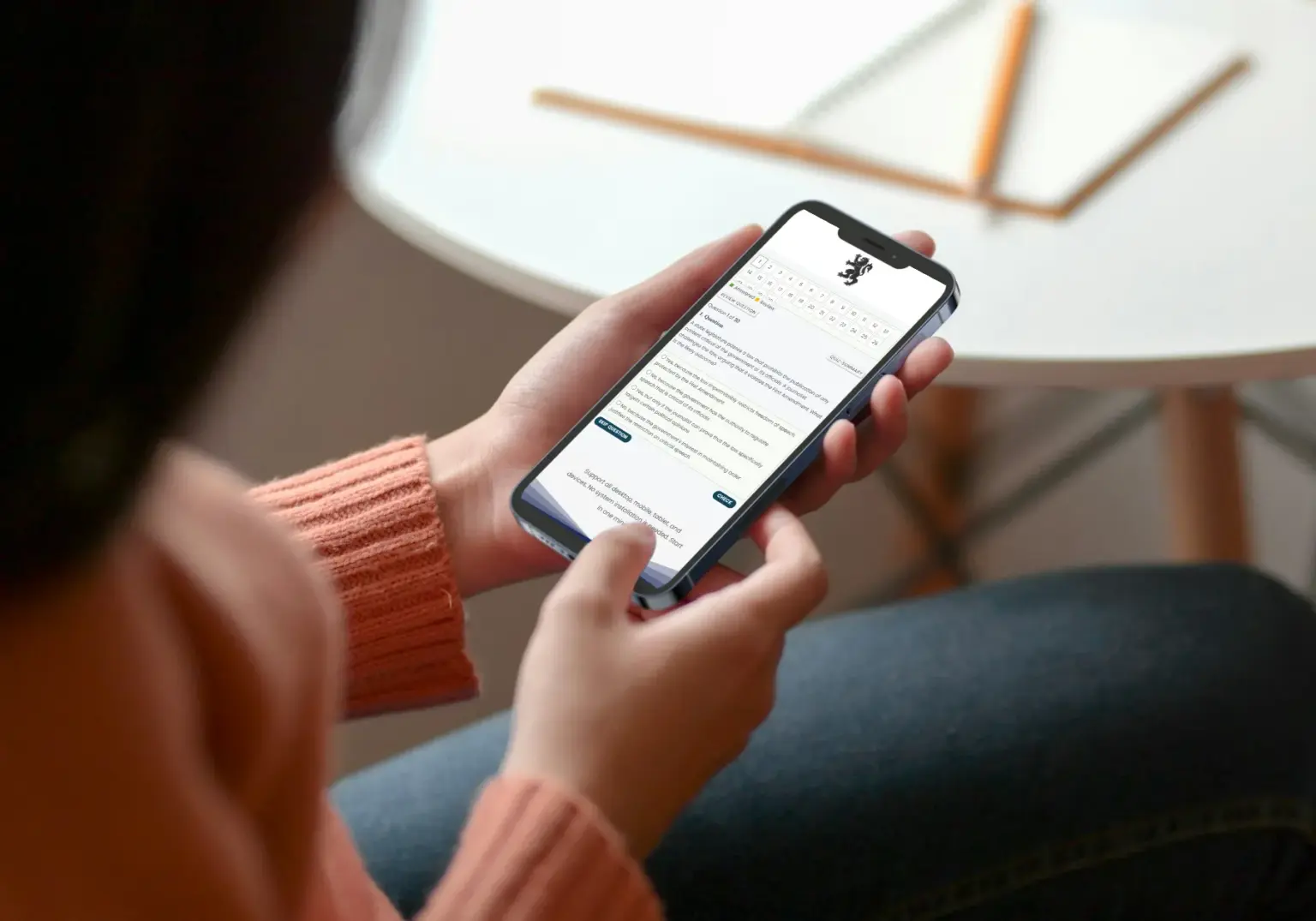 Fundraising Exam Prep mobile study experience preview